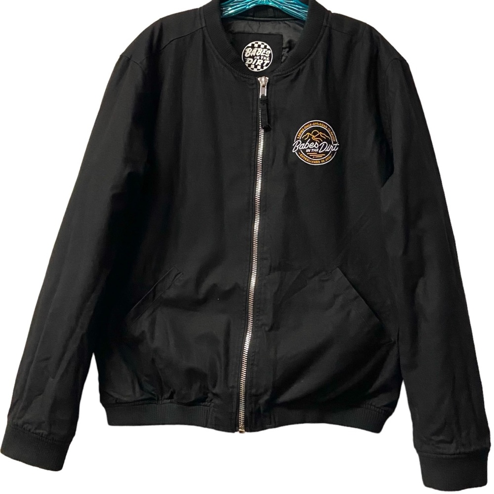 Babes in the Dirt Motocross Bomber Jacket Sz L